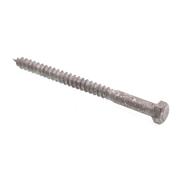 Prime-Line Hex Lag Screw 3/8in X 5in A307 Grade A Hot Dip Galvanized Steel 50PK 9056505 - main